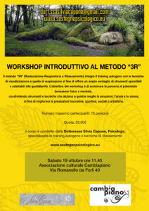 Workshop introduttivo su training autogeno @ Associazione Culturale Cambiapiano
